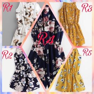 Floral Print Cami Romper